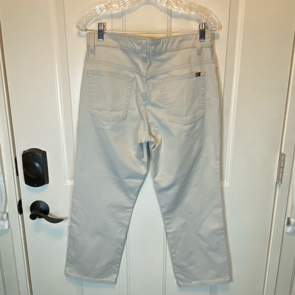 Nautical Jeans Khaki Cropped Pants 5-Pocket NWT Sz 6  Double Button Waist - Picture 2 of 13